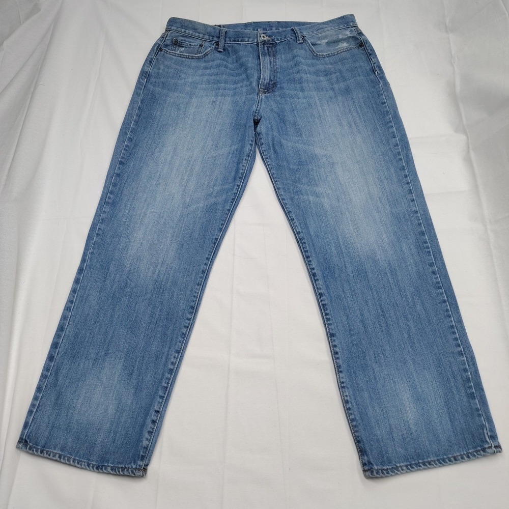 Lucky Brand Vintage Straight 40x31 Light Wash Y2K 2000s Skater Denim Street Core
